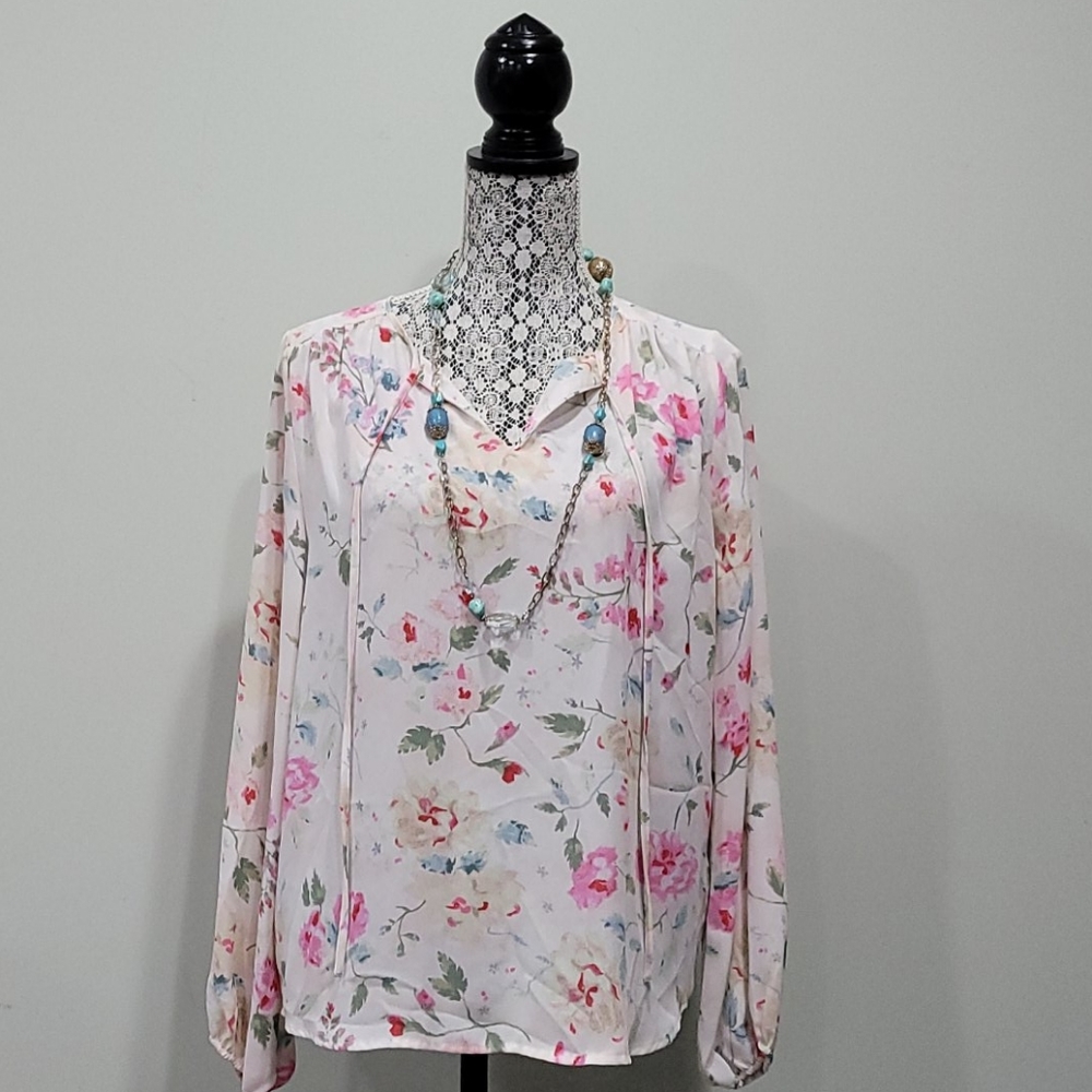 Pastel Floral Blouse